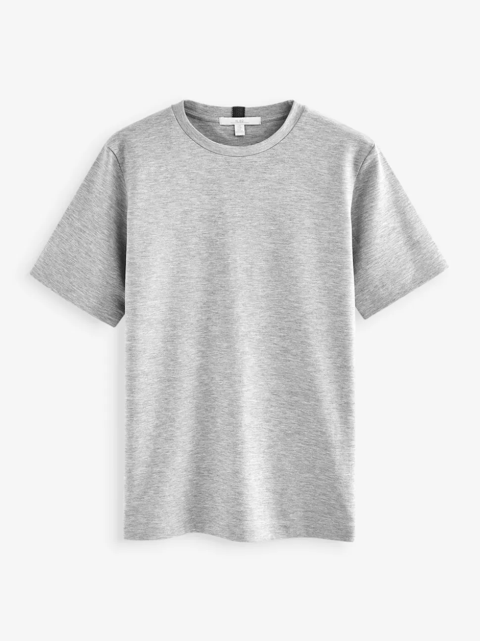Gris - T-shirt Manche courte Col ras du cou lourd