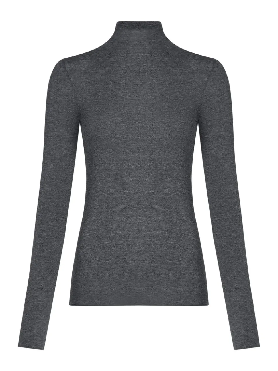Gris cendré - Hunkemoller T-shirt super doux à col roulé avec couche de base en cachemire