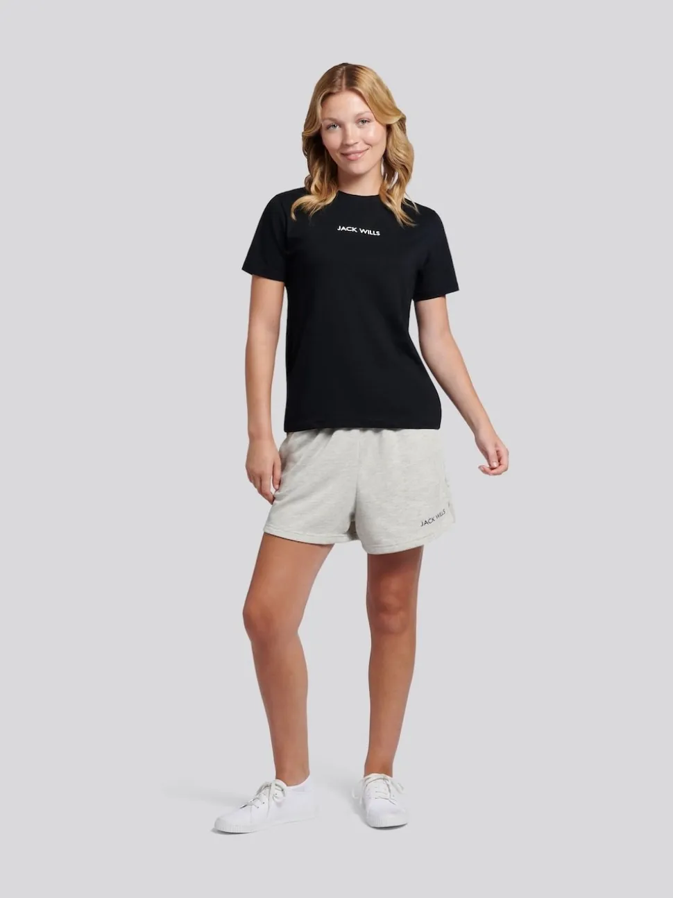 Gris cendré chiné - Short Jack Wills Stuckton LB