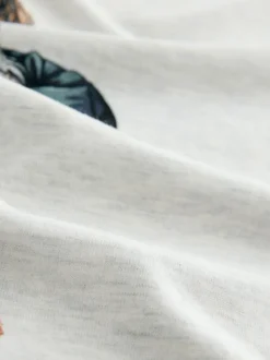 Gris Charlie le Cockapoo - Chemise de nuit en coton