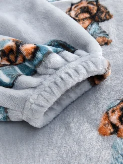 Gris Charlie le Cockapoo - Couverture à capuche oversize