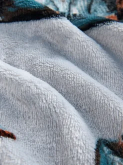 Gris Charlie le Cockapoo - Couverture à capuche oversize