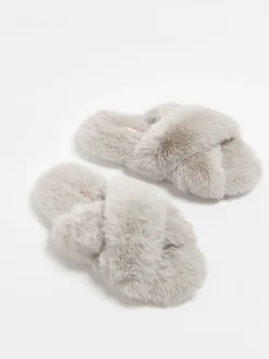 Gris clair - Chaussons Boux Avenue Cross Band
