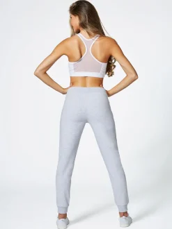 Gris clair - Joggers Skinny Zip à l'ananas
