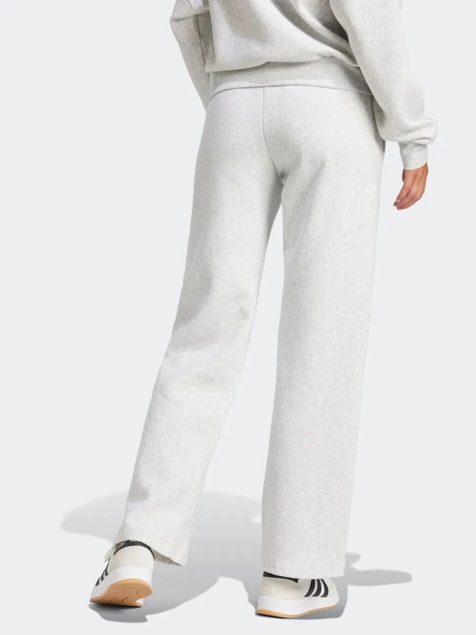 Gris clair - Survêtement adidas Essentials Small Logo Feel Cosy à ourlet ouvert