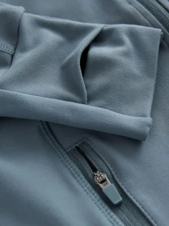 Gris d'ardoise - Veste de yoga Active Sports zippée
