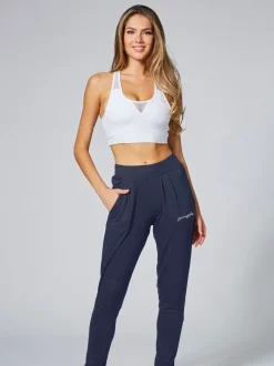Gris de charbon de bois - Pantalon de jogging Pineapple Viscose décontracté en jersey