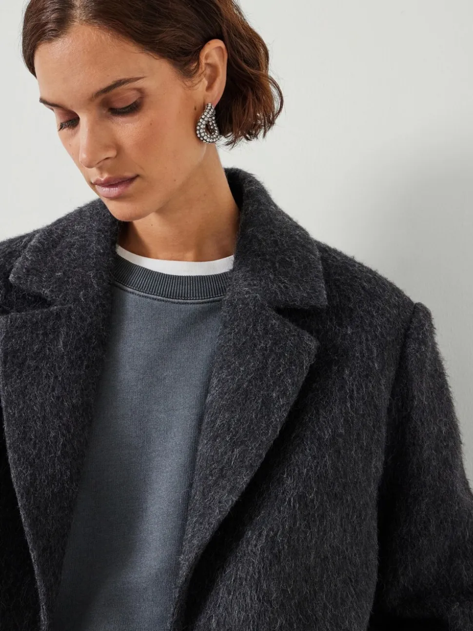 Gris et noir - Hush Jayde Blazer en laine italienne