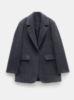 Gris et noir - Hush Jayde Blazer en laine italienne