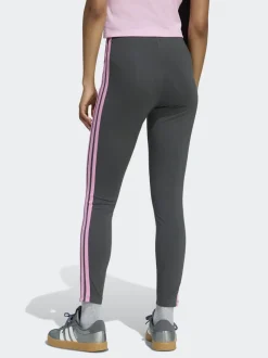 Gris foncé - Leggings adidas Essentials en coton à 3 bandes