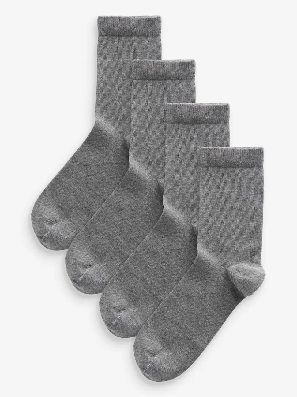 Gris foncé - Paquet de chaussettes de cheville en modal 4
