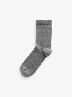 Gris foncé - Paquet de chaussettes de cheville en modal 4
