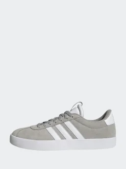 Gris/Blanc - Adidas VL Court 3.0 Formateurs