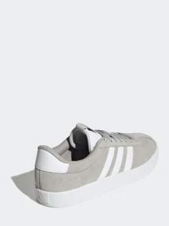 Gris/Blanc - Adidas VL Court 3.0 Formateurs