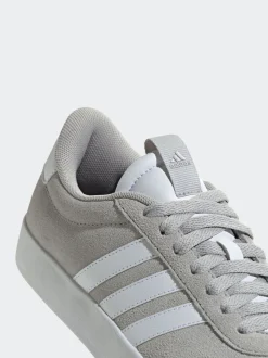 Gris/Blanc - Adidas VL Court 3.0 Formateurs