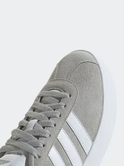 Gris/Blanc - Adidas VL Court 3.0 Formateurs