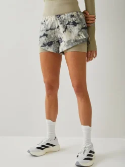 Gris/Noir - adidas Adi365 Spray Dye 2en1 Shorts