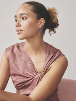 Gunmetal - Pendants d'oreilles en grappe