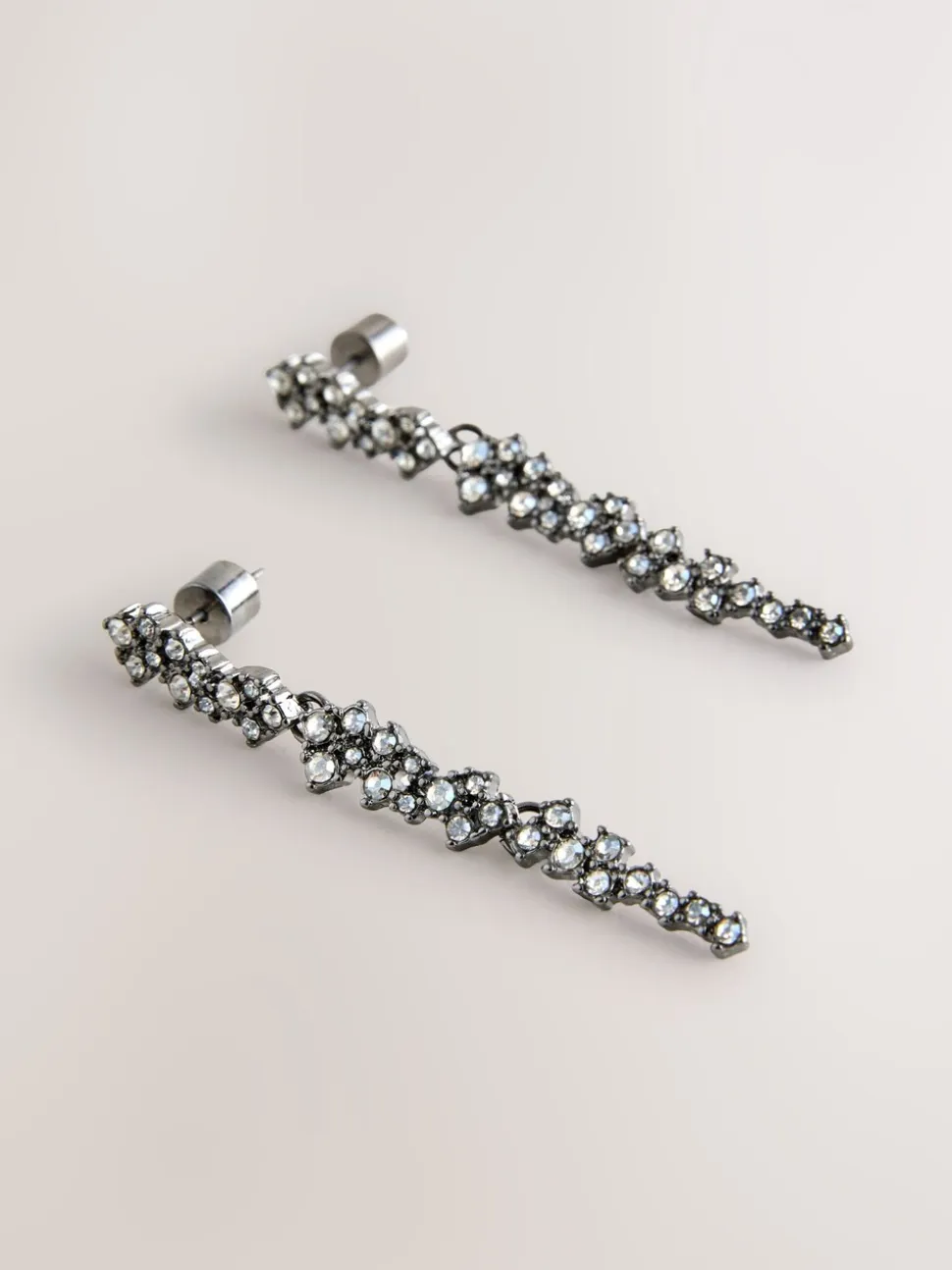 Gunmetal - Pendants d'oreilles en grappe