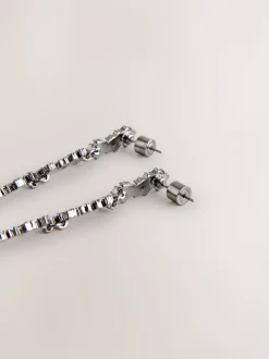 Gunmetal - Pendants d'oreilles en grappe