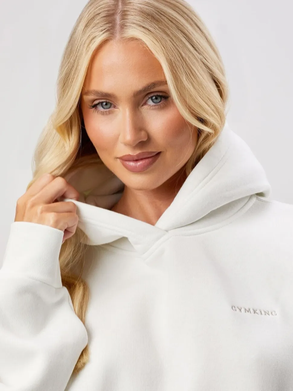 Gym King 365 Sweat-shirt à capuche en polaire coupe décontractée