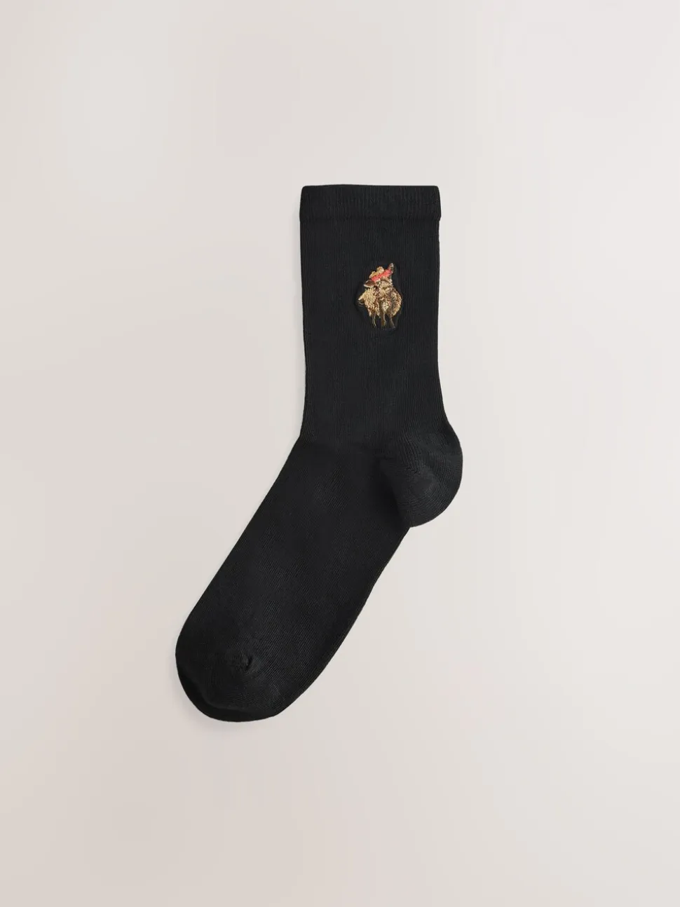 Hamish The Highland Cow / Tulipes - Chaussettes à motif brodé 4 Pack