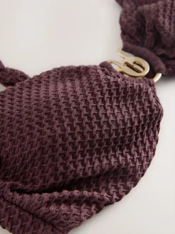 Haut de bikini B by Ted Baker non rembourré à armatures marron chocolat en lurex
