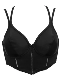Haut de bikini long à Pour Moi Sydney à double bretelles et armatures