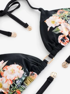 Haut de bikini triangle B by Ted Baker Koi noir