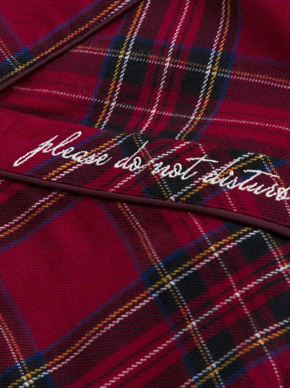 Haut de Pyjama à manches longues Abercrombie & Fitch en flanelle