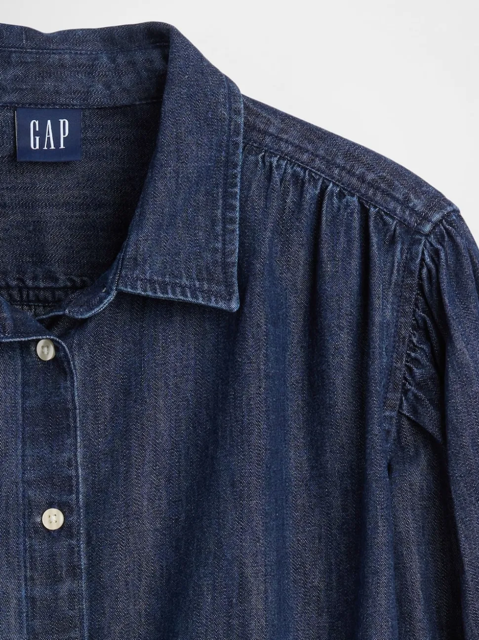Haut Gap en Denim à taille élastique