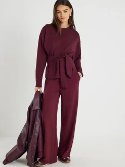 Haut haut de gamme River Island à cravate sur le devant
