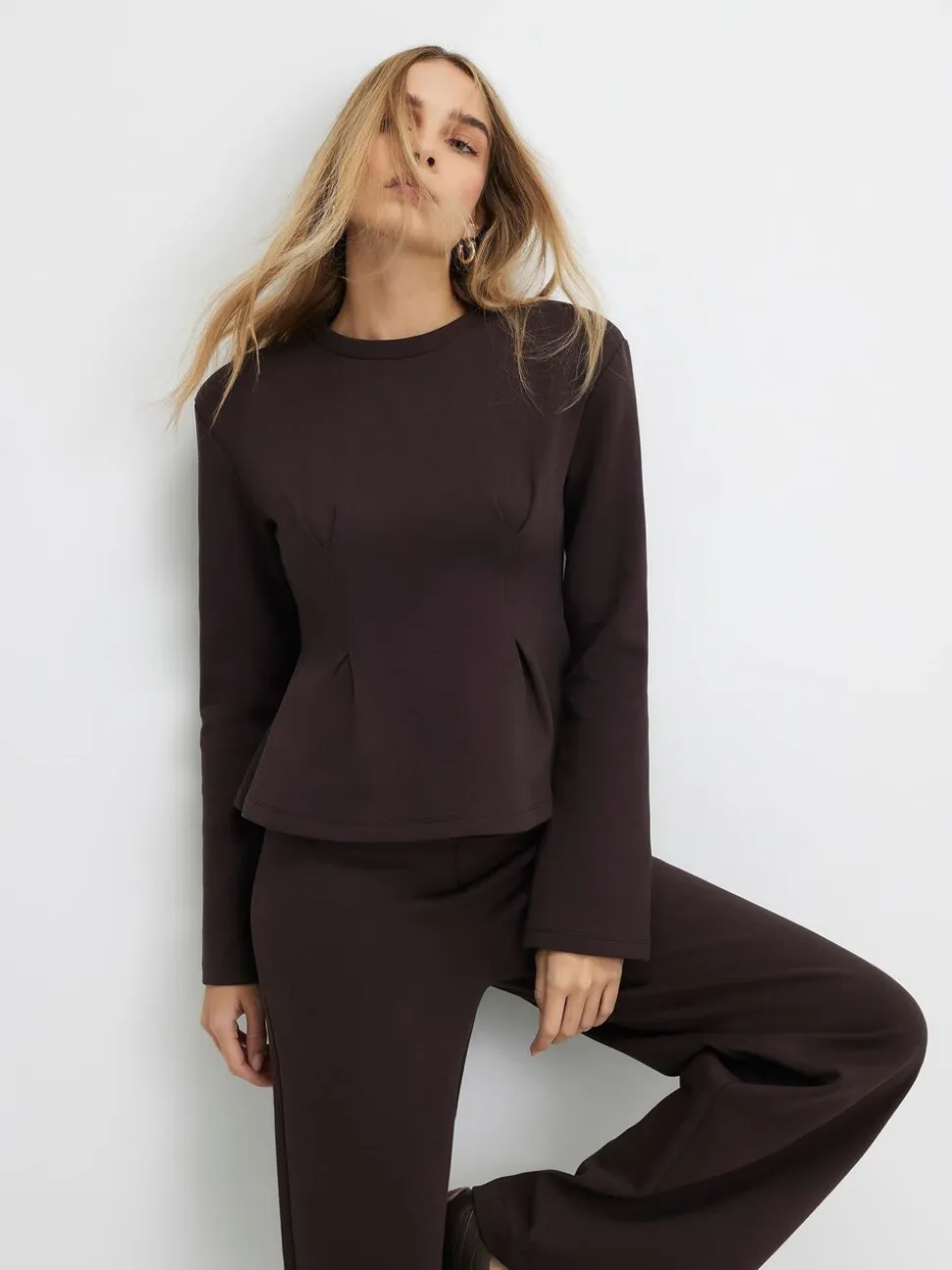 Haut River Island à manches longues avec corset