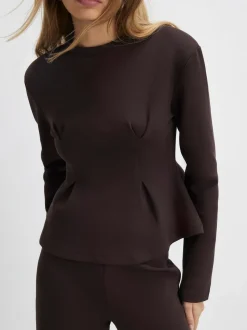 Haut River Island à manches longues avec corset