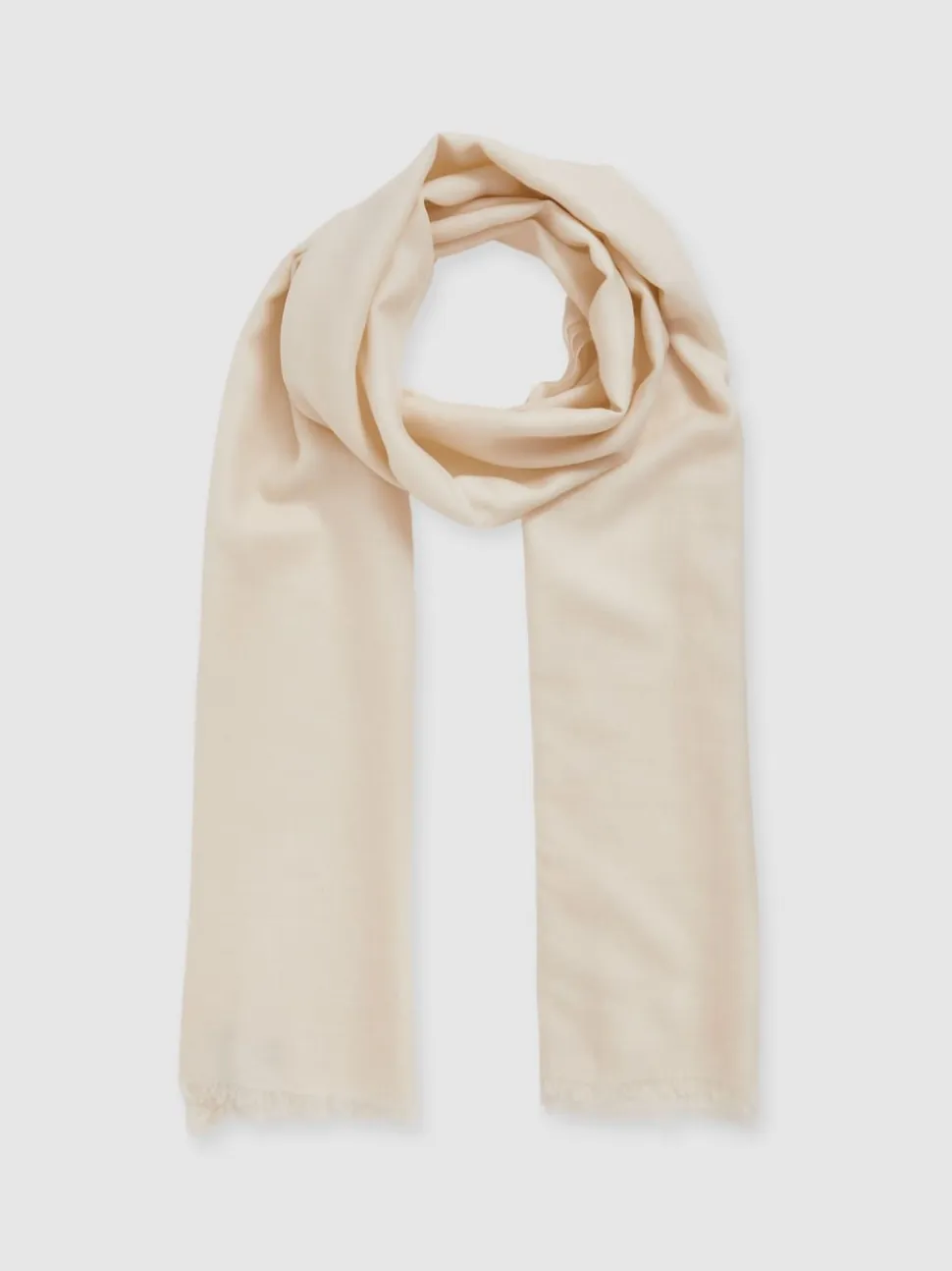 Hors blanc - Écharpe légère en laine et cachemire Reiss Heidi