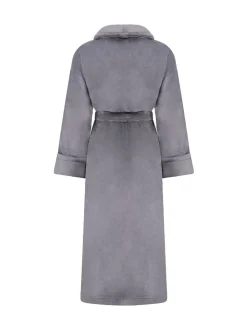 Hunkemoller Peignoir gris en polaire douce