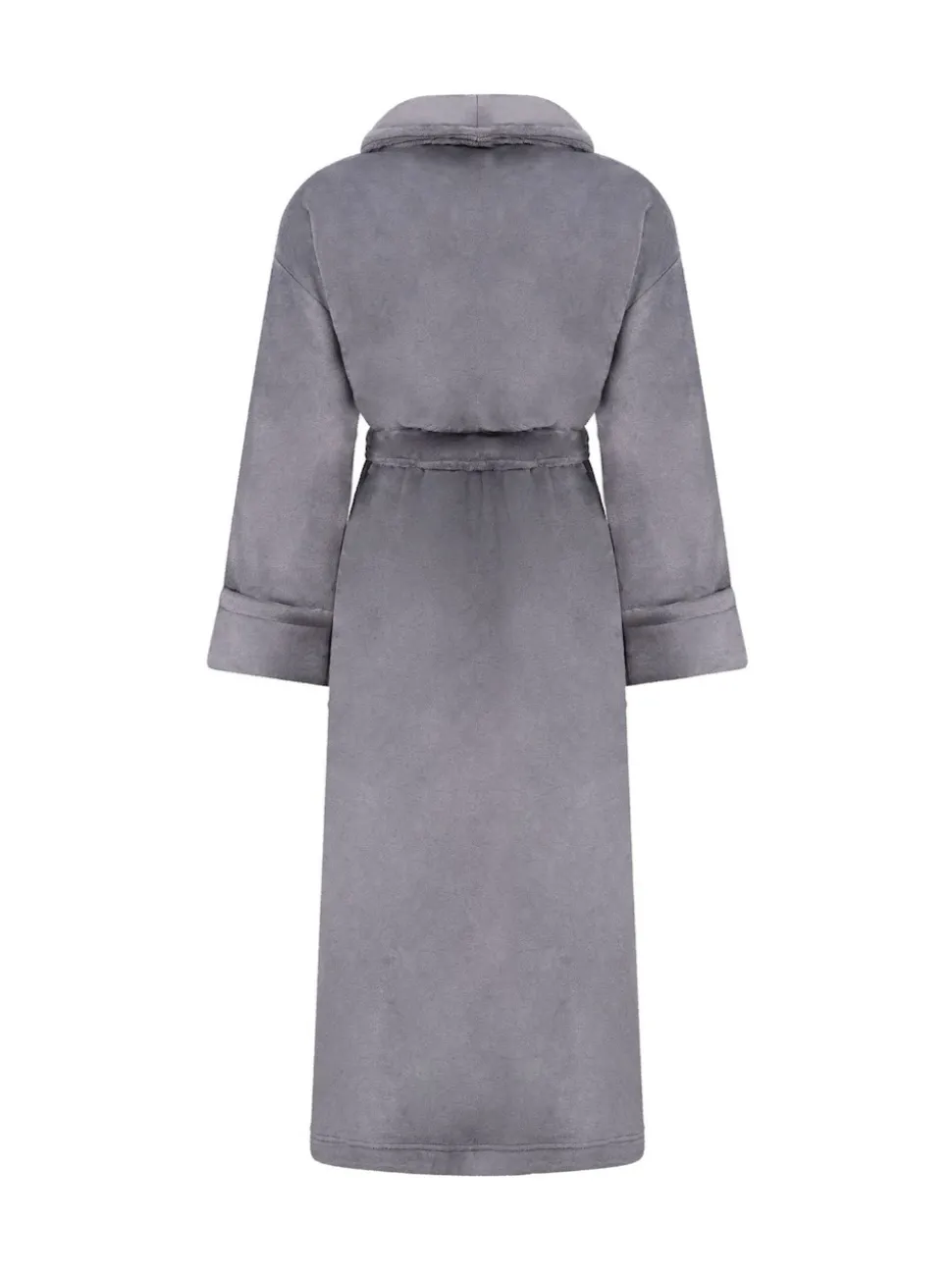 Hunkemoller Peignoir gris en polaire douce