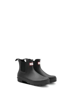 Hunter Womens Original Chelsea Boot Noir Bottes de pluie