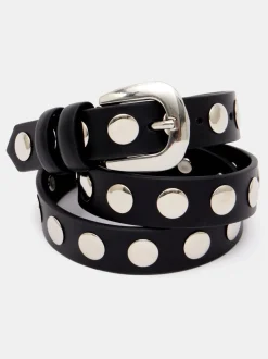 Hush Seren - Ceinture en cuir cloutée