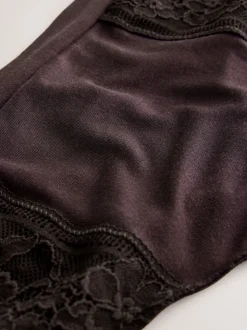 Impression florale - Lot de 3 culottes en modal et dentelle