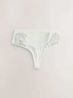 Impression florale - Lot de 3 culottes en modal et dentelle