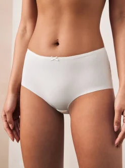 Impression florale noire - No VPL Lace Back Briefs 5 Pack