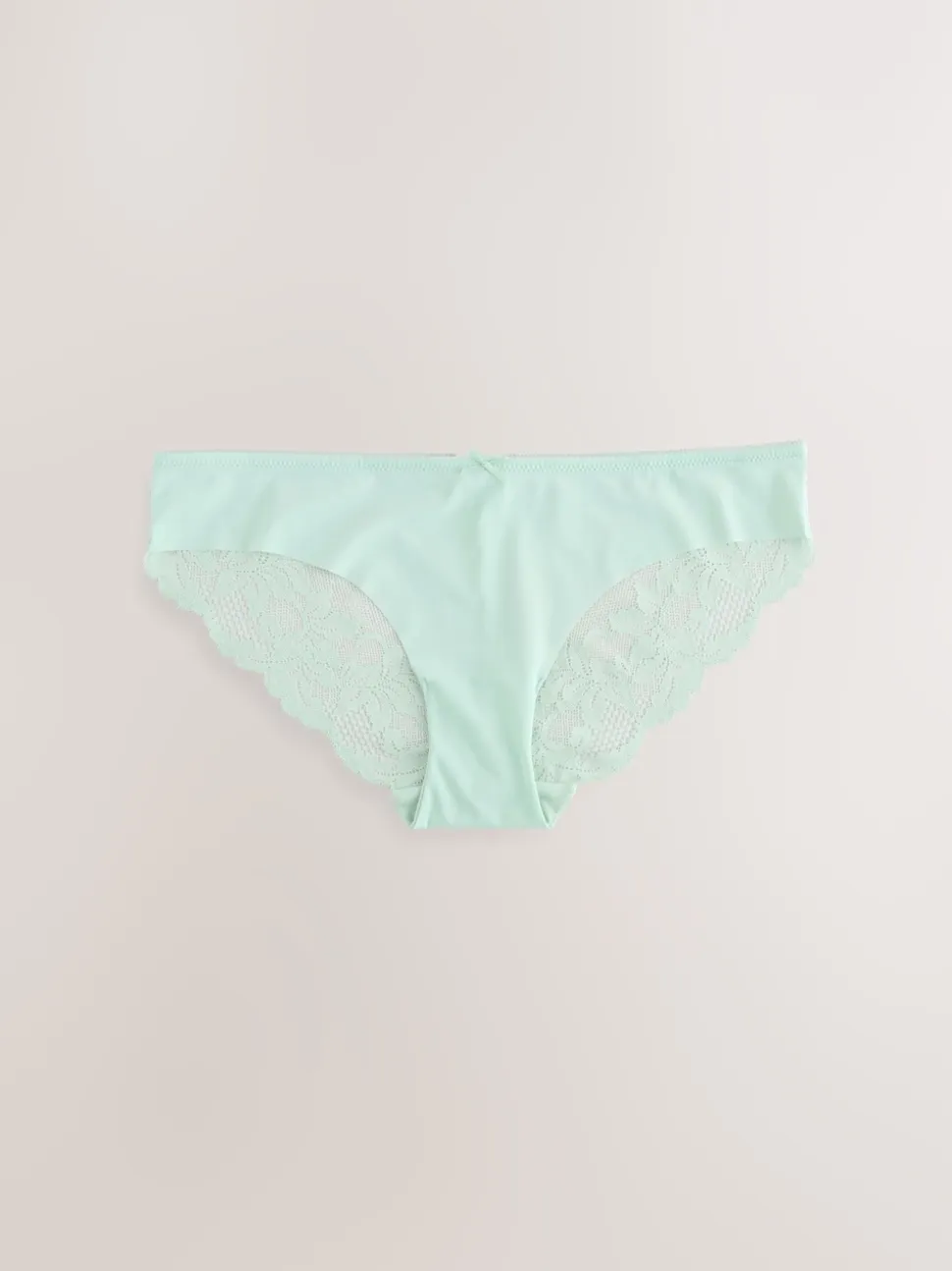 Impression florale noire - No VPL Lace Back Briefs 5 Pack