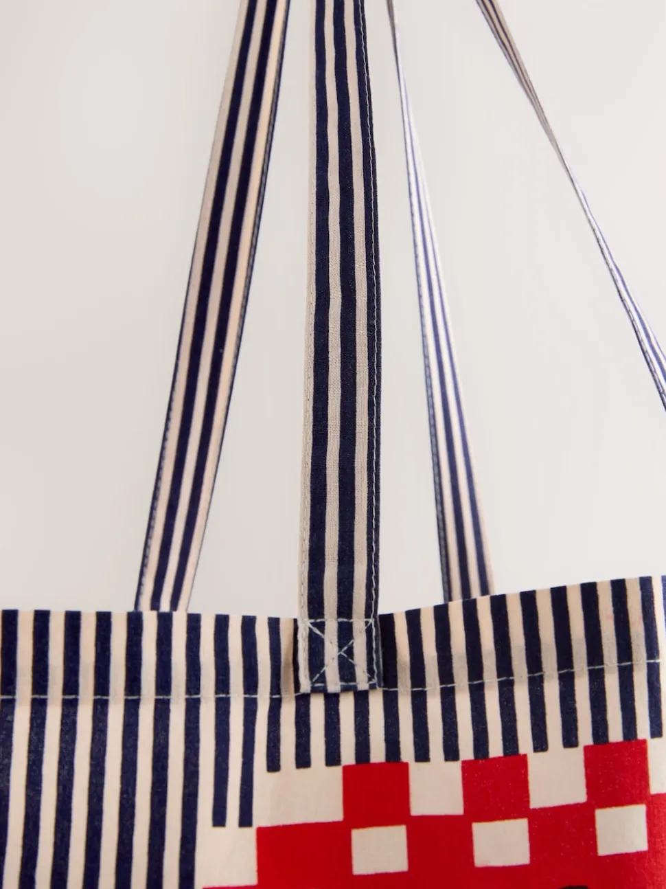 Imprimé - Sac shopping 100% coton imprimé sardine