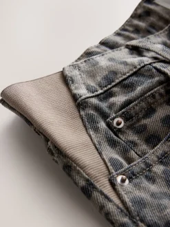 Imprimé animal - Jean de grossesse Barrel Denim