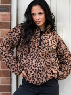 Imprimé animal - South Beach Borg Veste Quarter Zip