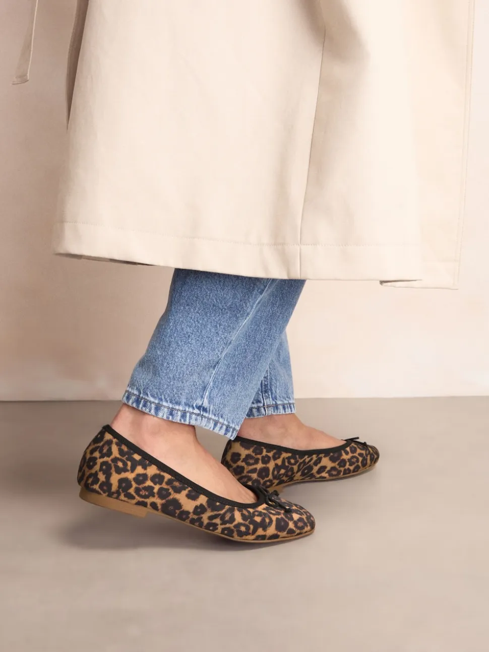 Imprimé animal léopard - Chaussures Ballerines