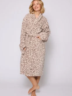 Imprimé animal léopard - Loungeable Peignoir classique en éponge