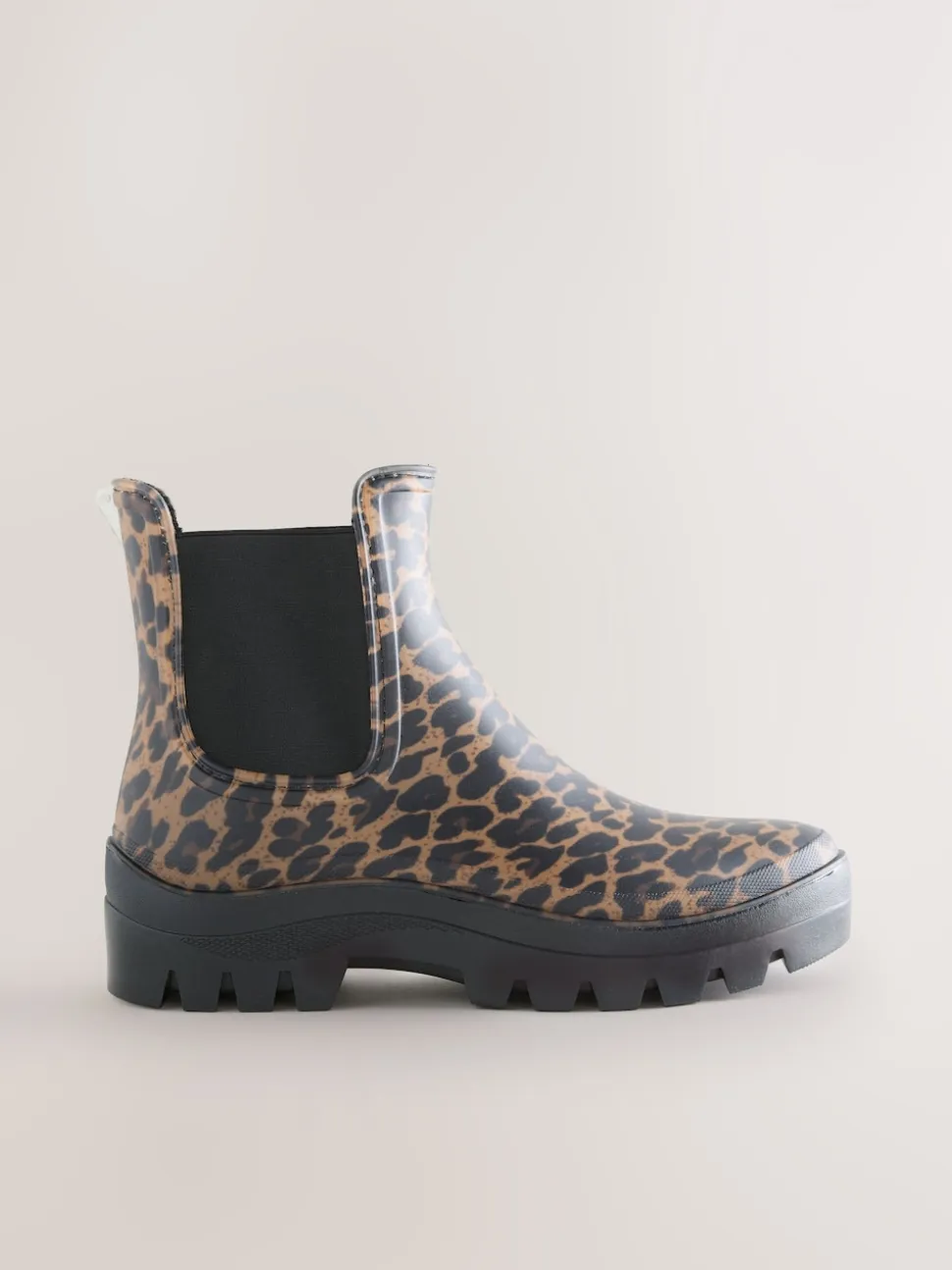 Imprimé Léopard - Bottines Chelsea doublées de fausse fourrure