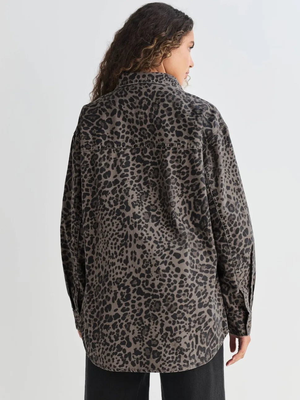 Imprimé Léopard - Chemises oversize en Denim